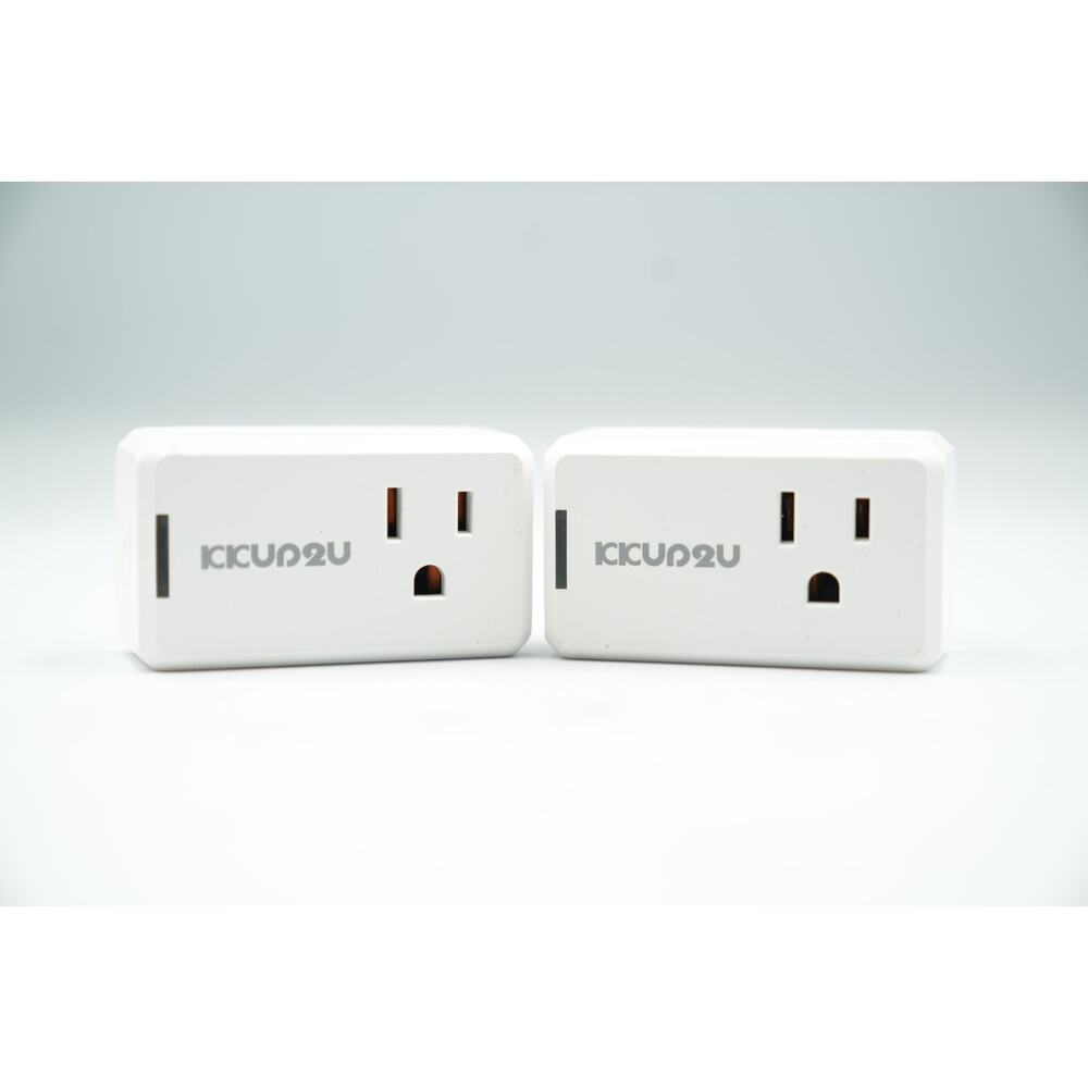 WiFi Smart Plug Set of 2 - Remote Timer App Control‎ - Used